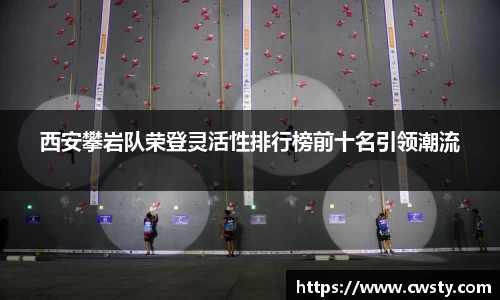 西安攀岩队荣登灵活性排行榜前十名引领潮流