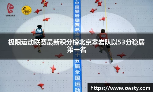 极限运动联赛最新积分榜北京攀岩队以53分稳居第一名